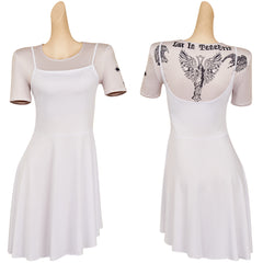 John Wick 5(2025) Rooney The Ballerina Robe Blanche Cosplay Costume