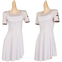 John Wick 5(2025) Rooney The Ballerina Robe Blanche Cosplay Costume