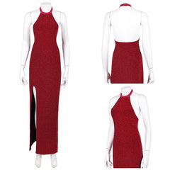 John Wick 5(2025) Rooney The Ballerina Robe Rouge Cosplay Costume