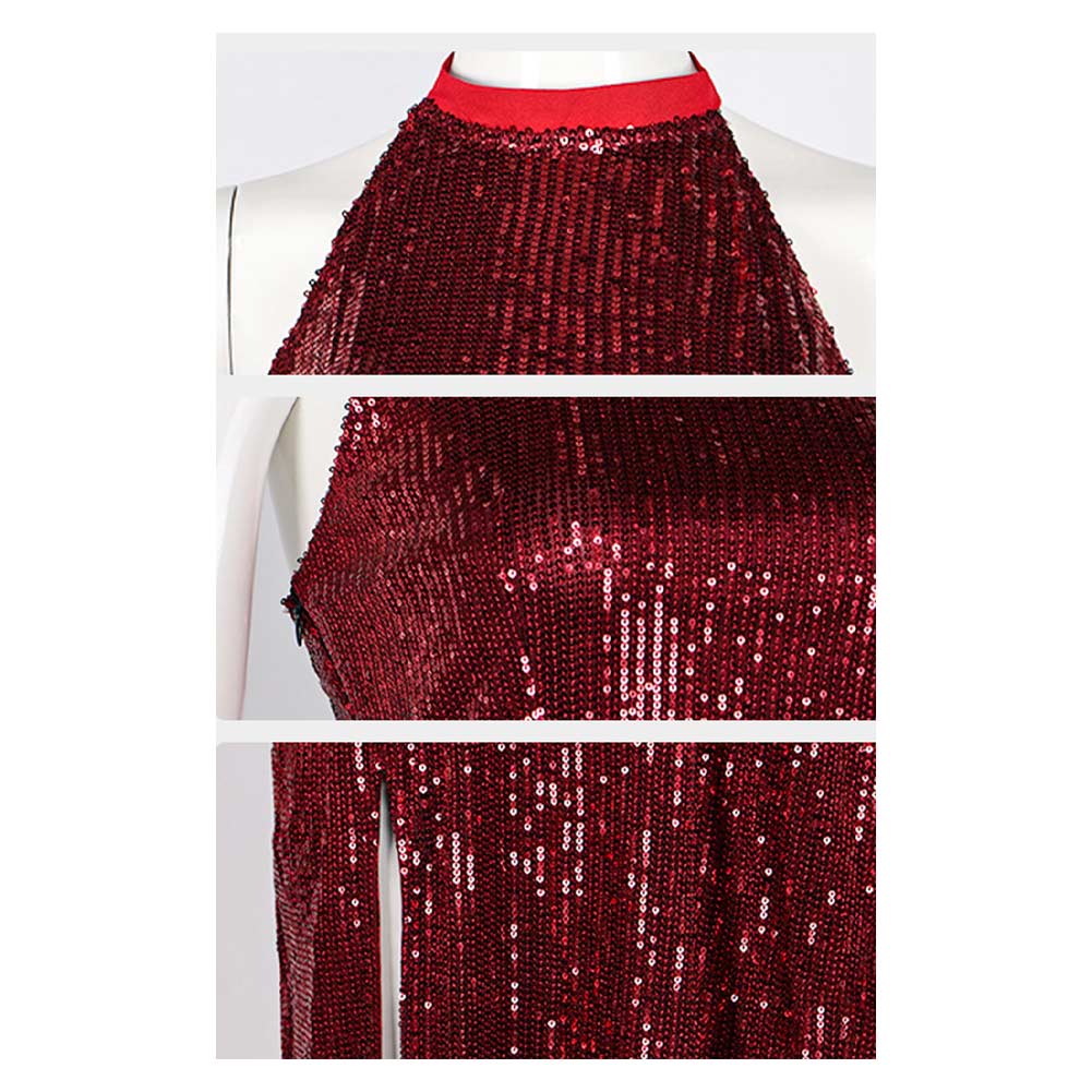 John Wick 5(2025) Rooney The Ballerina Robe Rouge Cosplay Costume Ver.2