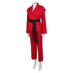 John Wick 5(2025) Rooney The Ballerina Taekwondo Uniforme Rouge Cosplay Costume