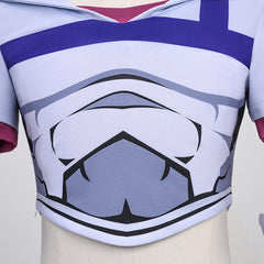 Johnny Joestar Tenue Blanche et Bleue Cosplay Costume