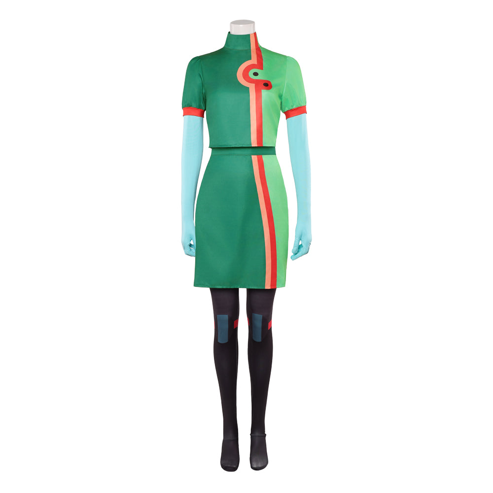 Knights of Guinevere(2025) Andi Tenue Verte Cosplay Costume