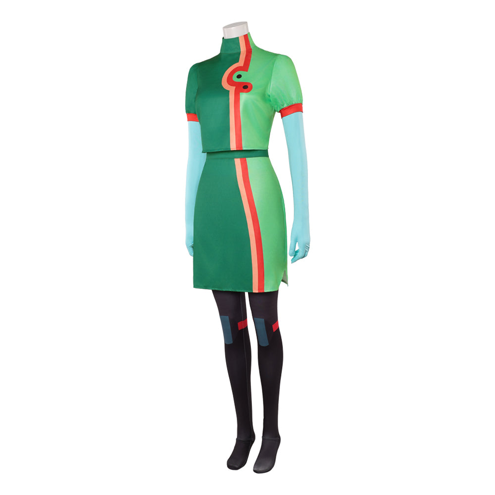 Knights of Guinevere(2025) Andi Tenue Verte Cosplay Costume
