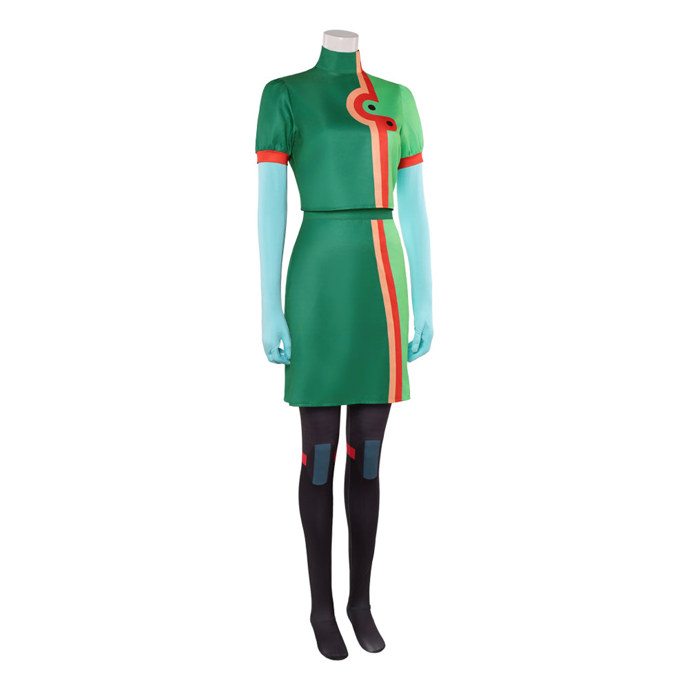 Knights of Guinevere(2025) Andi Tenue Verte Cosplay Costume