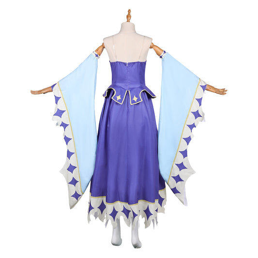 Knights of Guinevere(2025) Guinevere Robe Violette et Bleue Cosplay Costume