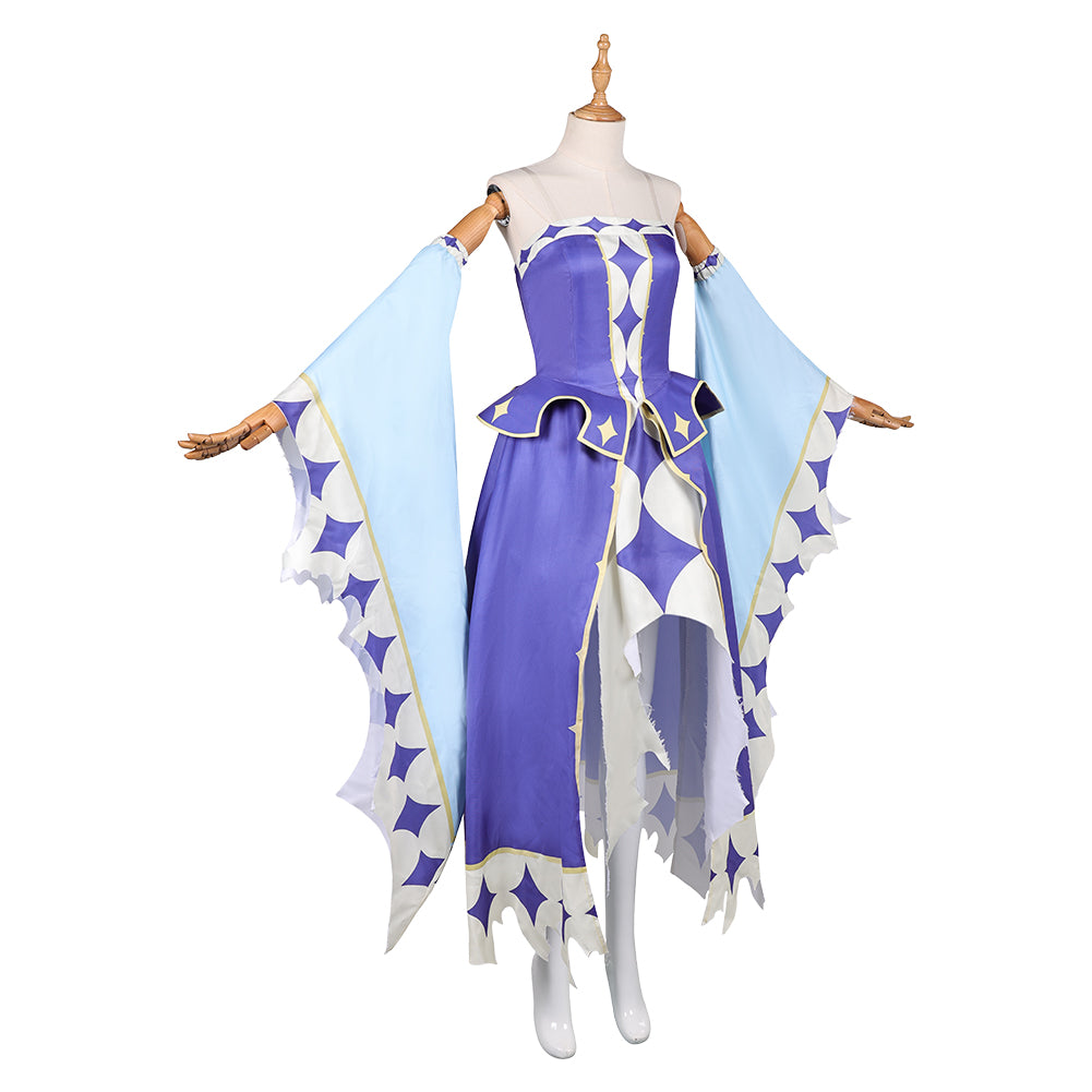 Knights of Guinevere(2025) Guinevere Robe Violette et Bleue Cosplay Costume