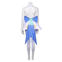 Knights of Guinevere(2025) Guinevere Tenue Blanche Imprimée Cosplay Costume
