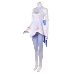 Knights of Guinevere(2025) Guinevere Tenue Blanche Imprimée Cosplay Costume