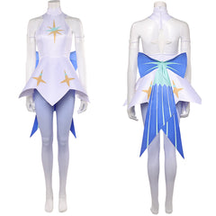 Knights of Guinevere(2025) Guinevere Tenue Blanche Imprimée Cosplay Costume