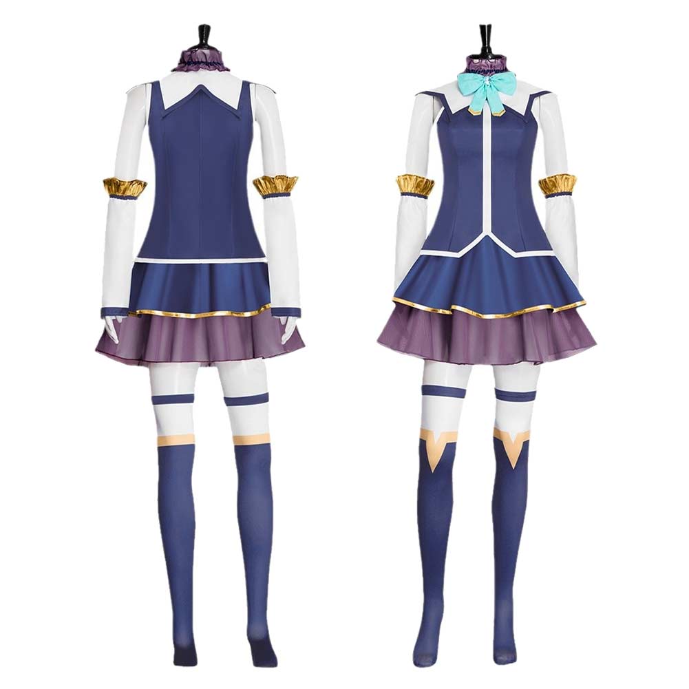 Konosuba: Sois Béni Monde Merveilleux! Aqua Tenue Bleue Cosplay Costume