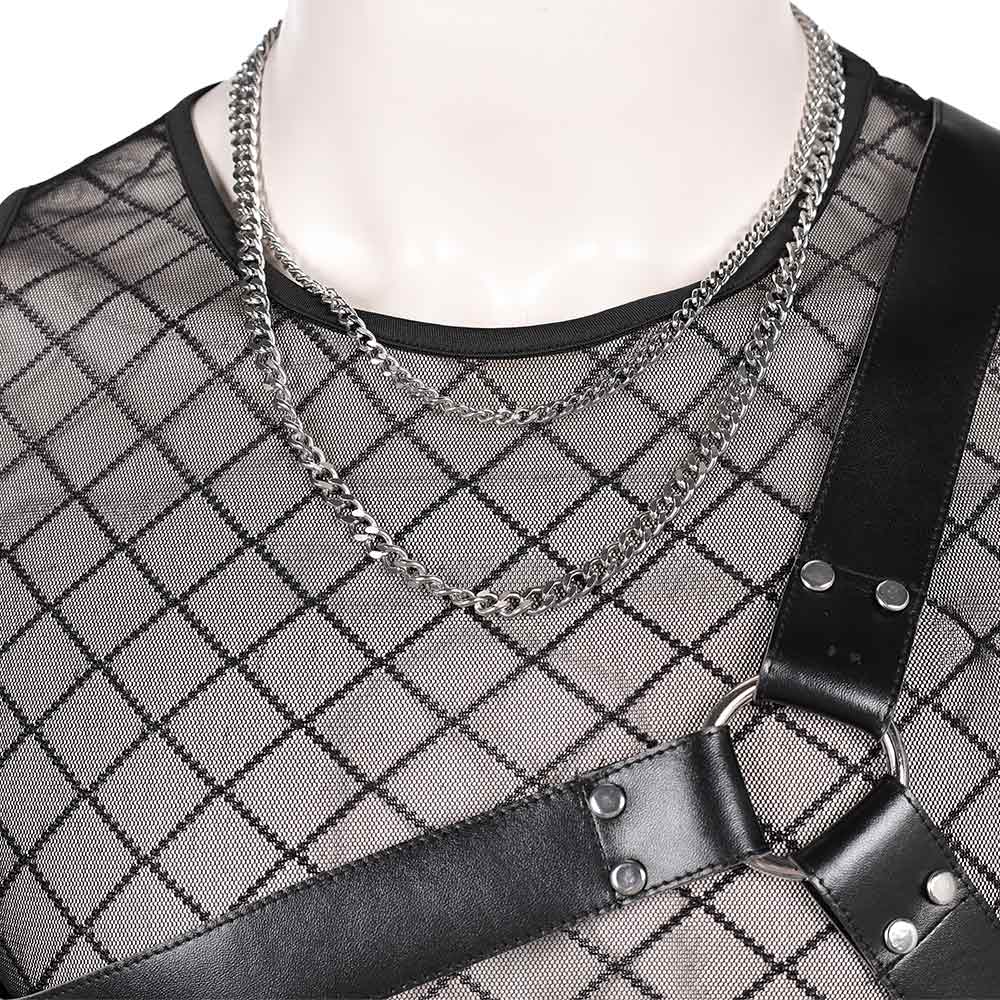 KPop Demon Hunters(2025) Abby Saja Tenue Noire Cosplay Costume