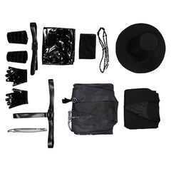 KPop Demon Hunters(2025) Abby Saja Tenue Noire Cosplay Costume