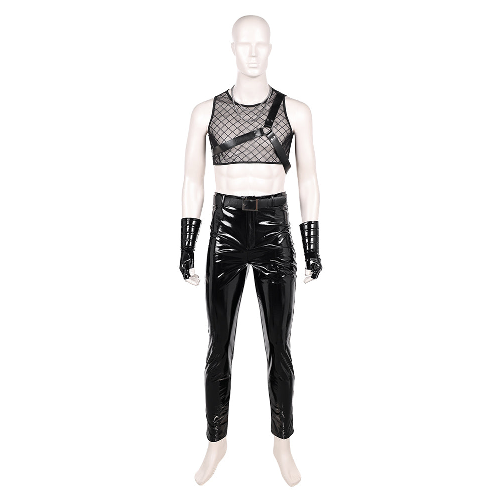 KPop Demon Hunters(2025) Abby Saja Tenue Noire Cosplay Costume