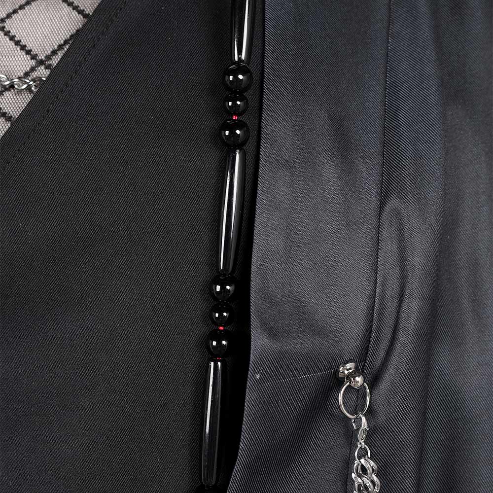 KPop Demon Hunters(2025) Abby Saja Tenue Noire Cosplay Costume