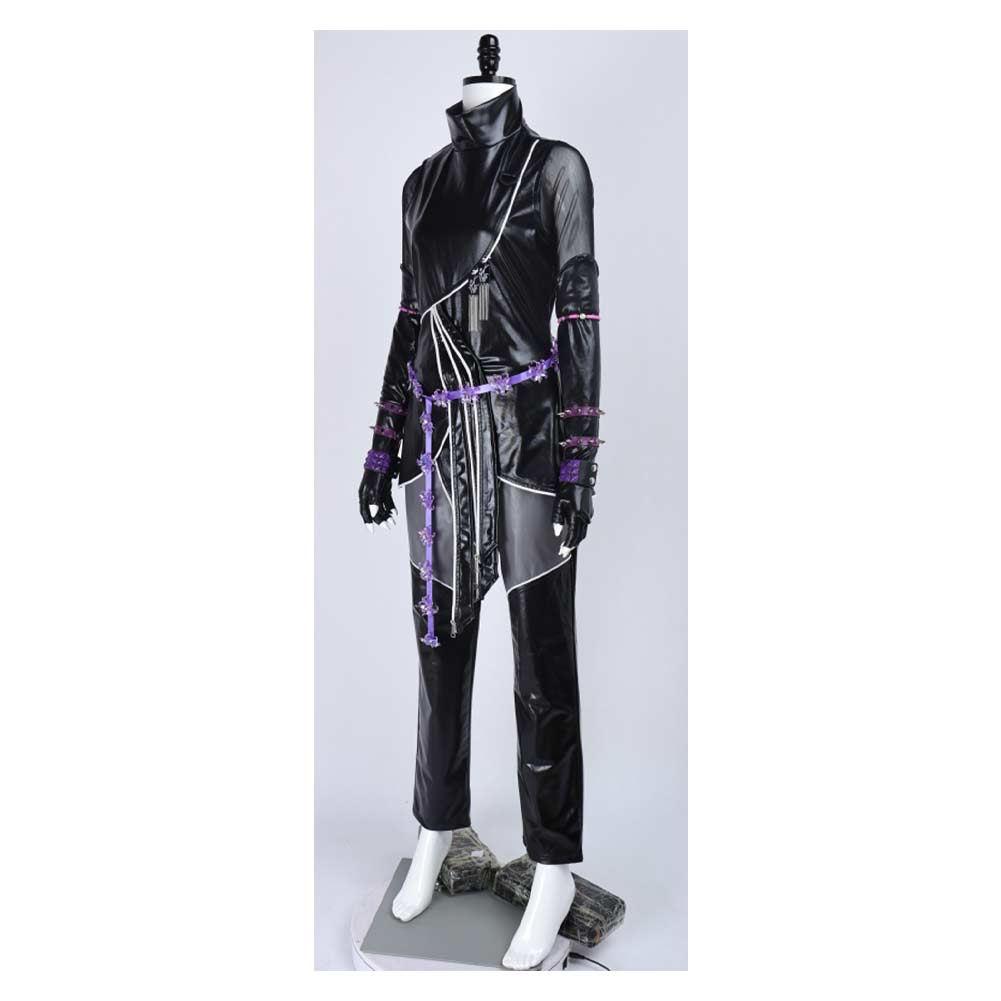 KPop Demon Hunters(2025) Huntrix Mira Combinaison Noire Cosplay Costume