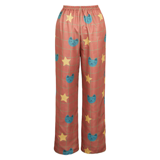 KPop Demon Hunters(2025) Huntrix Rumi Pantalon de Pyjama Orange Cosplay Costume