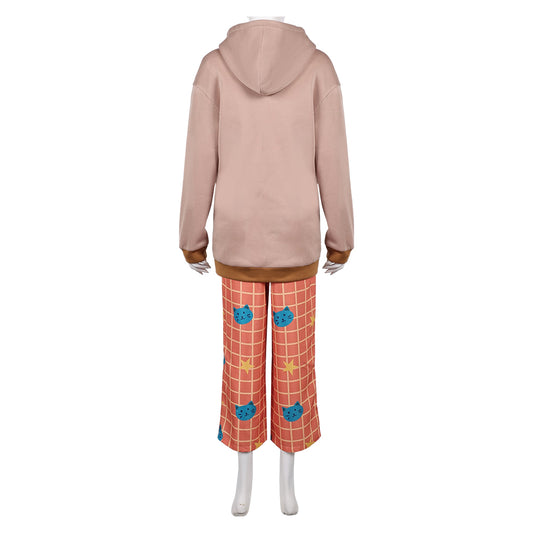 KPop Demon Hunters(2025) Huntrix Rumi Pyjama Orange Cosplay Costume
