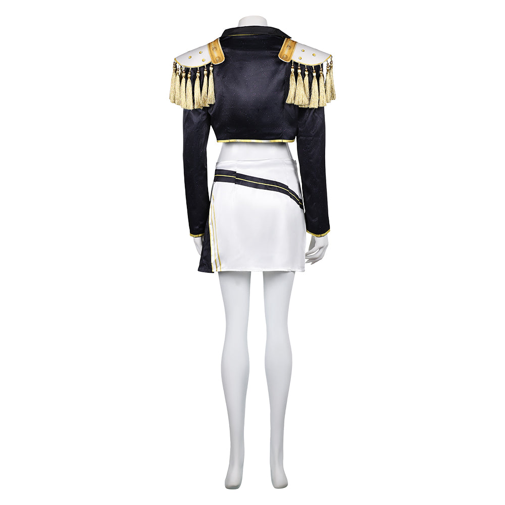 KPop Demon Hunters(2025) Mira Golden Costume de Scène Cosplay Costume