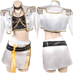 Kpop Demon Hunters(2025) Mira Tenue Blanche et Noire Cosplay Costume