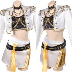 Kpop Demon Hunters(2025) Mira Tenue Blanche et Noire Cosplay Costume
