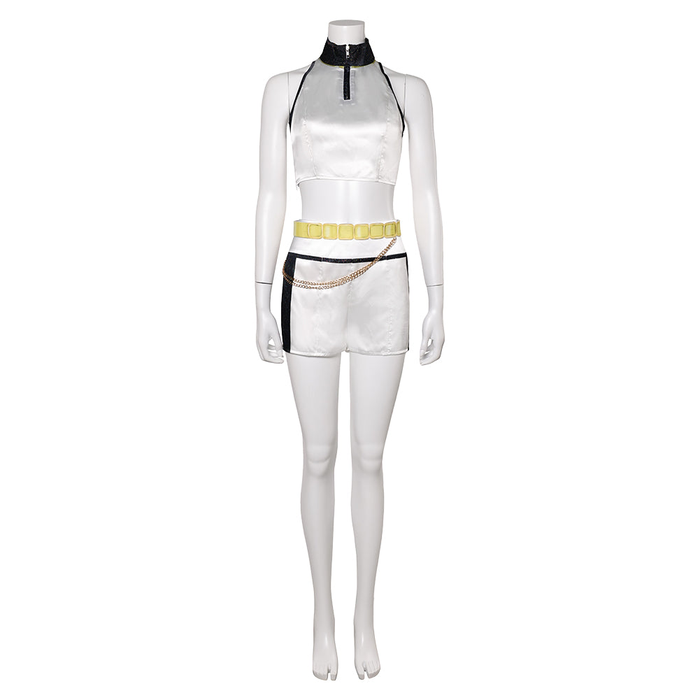 KPop Demon Hunters(2025) Rumi Golden Tenue Noire et Blanche Cosplay Costume