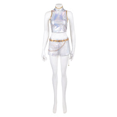 KPop Demon Hunters(2025) Rumi Tenue Blanche de Scène Cosplay Costume