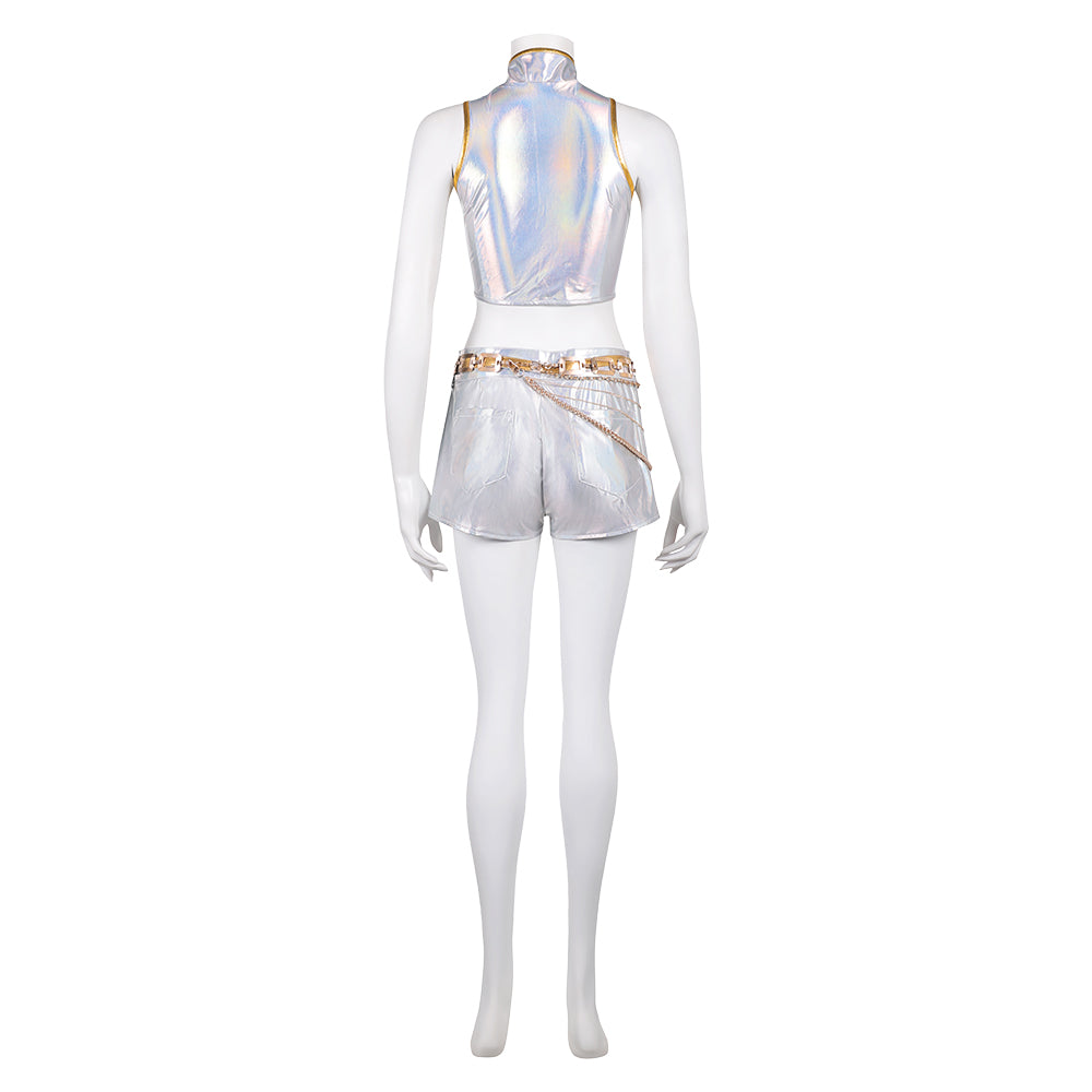 KPop Demon Hunters(2025) Rumi Tenue Blanche de Scène Cosplay Costume