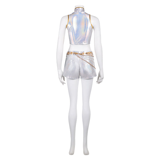 KPop Demon Hunters(2025) Rumi Tenue Blanche de Scène Cosplay Costume