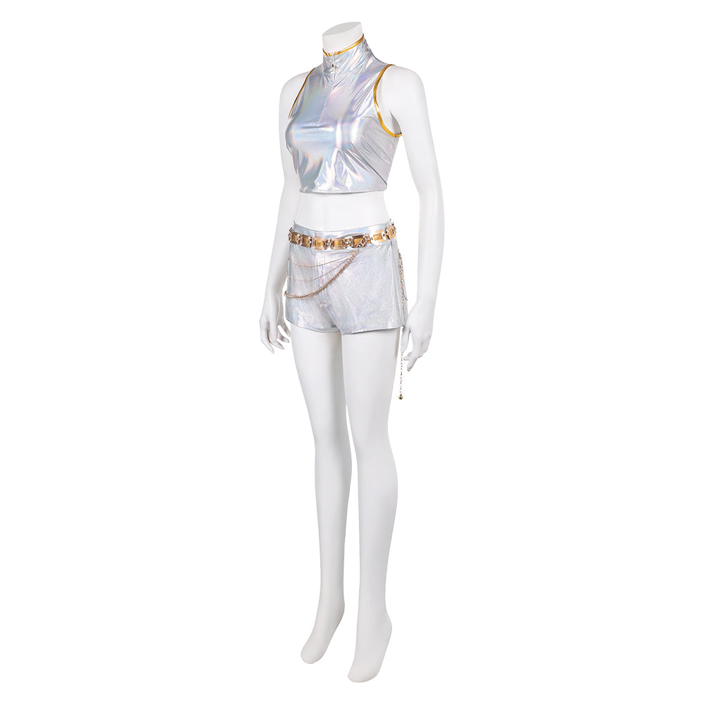 KPop Demon Hunters(2025) Rumi Tenue Blanche de Scène Cosplay Costume