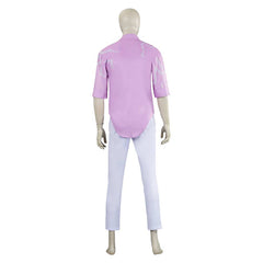 KPop Demon Hunters Saja Boys Jinu Tenue de Chemise Blanche et Rose Cosplay