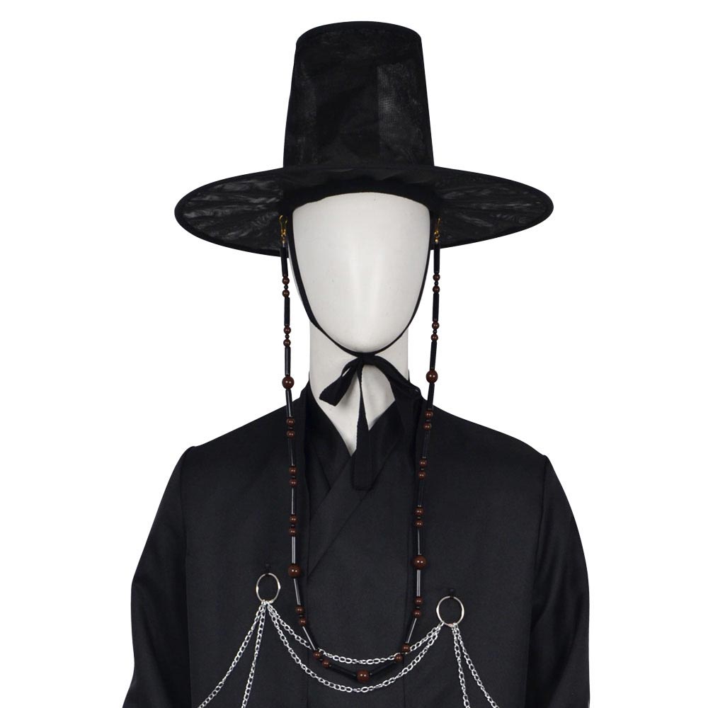 KPop Demon Hunters(2025) Saja Boys Jinu Tenue Noire Cosplay Costume
