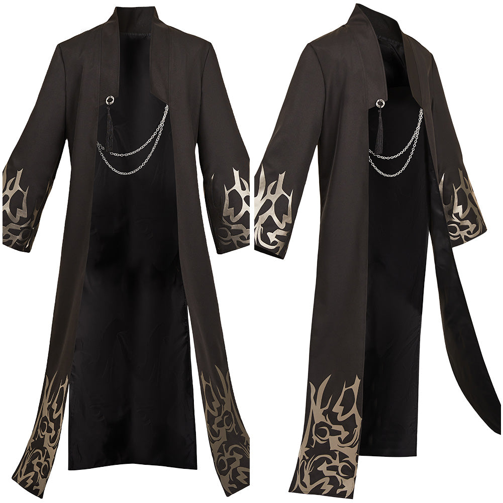 KPop Demon Hunters(2025) Saja Boys Jinu Veste Noire Cosplay Costume