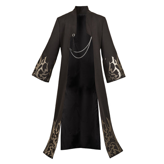 KPop Demon Hunters(2025) Saja Boys Jinu Veste Noire Cosplay Costume