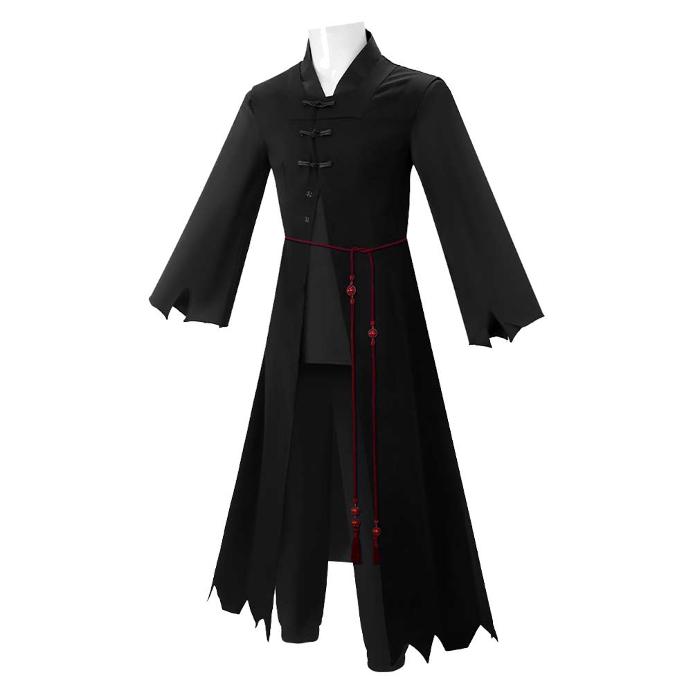 Kpop Demon Hunters(2025) Saja Boys Tenue Noire avec Chapeau Cosplay Costume