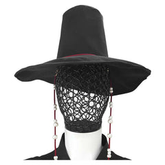 Kpop Demon Hunters(2025) Saja Boys Tenue Noire avec Chapeau Cosplay Costume