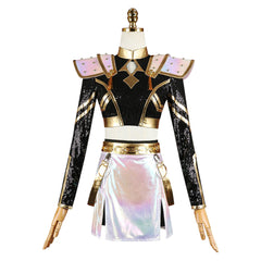 KPop Demon Hunters Huntrix Rumi Zoey Rumi Tenue Noire Cosplay Costume