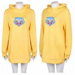 KPop Demon Hunters(2025) Zoey Sweat-shirt à Capuche Jaune Cosplay Costume