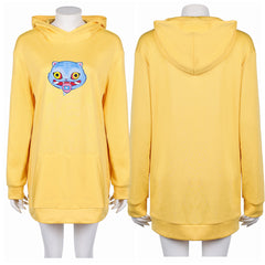 KPop Demon Hunters(2025) Zoey Sweat-shirt à Capuche Jaune Cosplay Costume