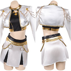 Kpop Demon Hunters(2025) Zoey Tenue Blanche et Noire Cosplay Costume