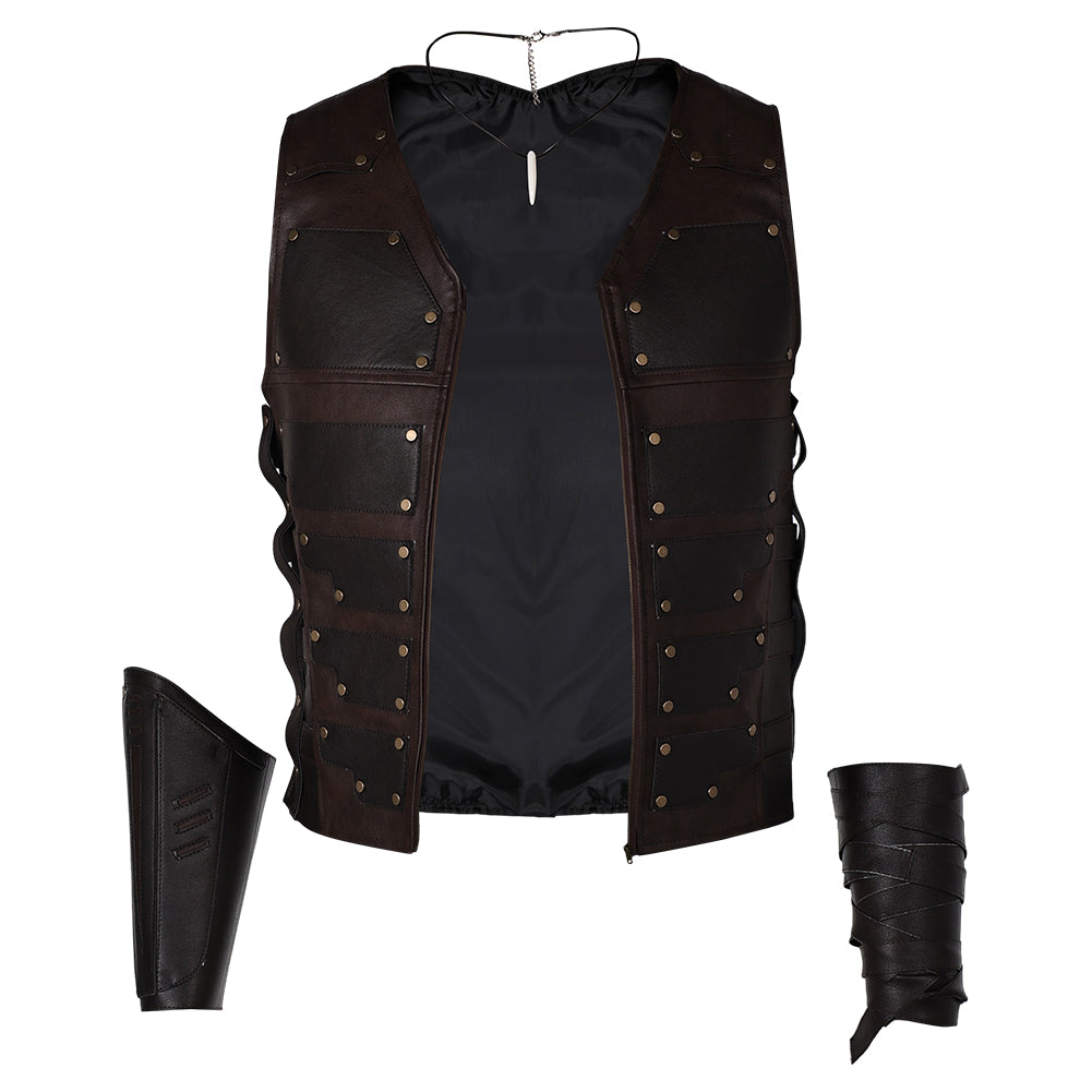 Kraven Le Chasseur Kraven Gilet Noir Cosplay Costume