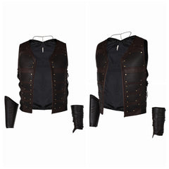 Kraven Le Chasseur Kraven Gilet Noir Cosplay Costume