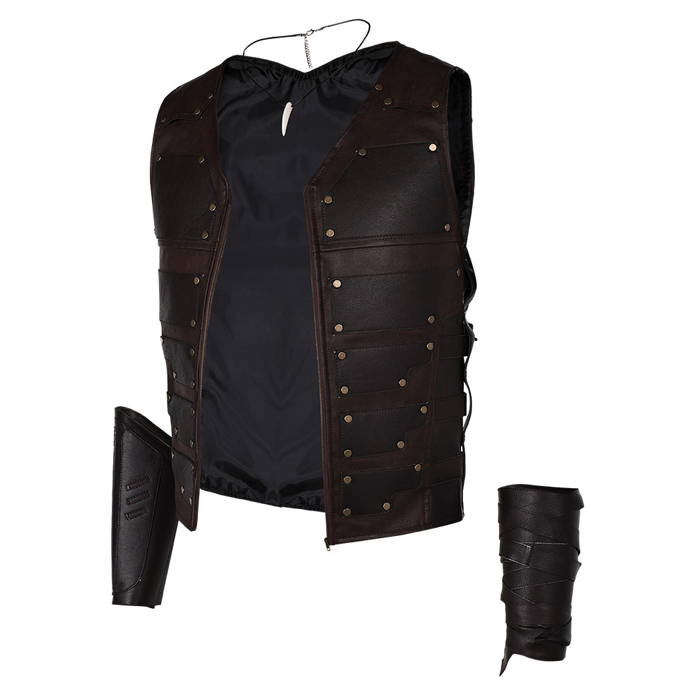 Kraven Le Chasseur Kraven Gilet Noir Cosplay Costume