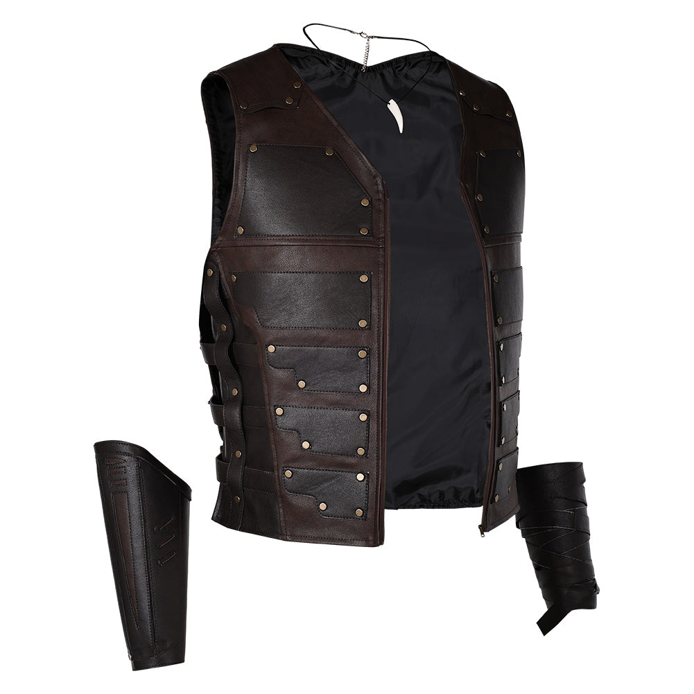 Kraven Le Chasseur Kraven Gilet Noir Cosplay Costume