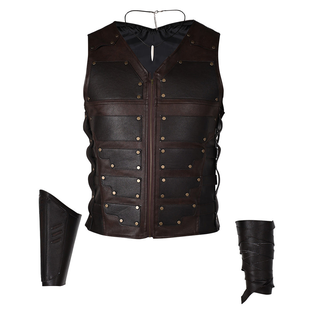 Kraven Le Chasseur Kraven Gilet Noir Cosplay Costume