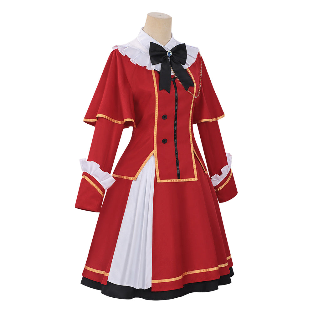 Kunon the Sorcerer Can See(2026) Mirika Huglia Robe Rouge Cosplay Costume