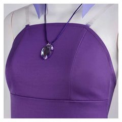  Kuzco, l'Empereur Mégalo Yzma Robe Violette Cosplay Costume