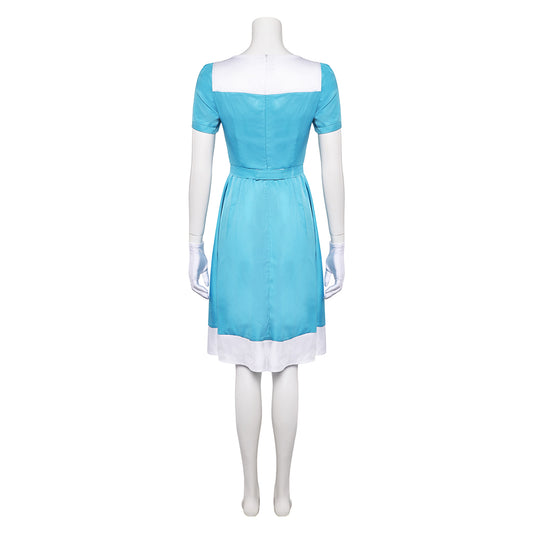 L'Illusionniste 2010 Alice Robe Bleue Cosplay Costume