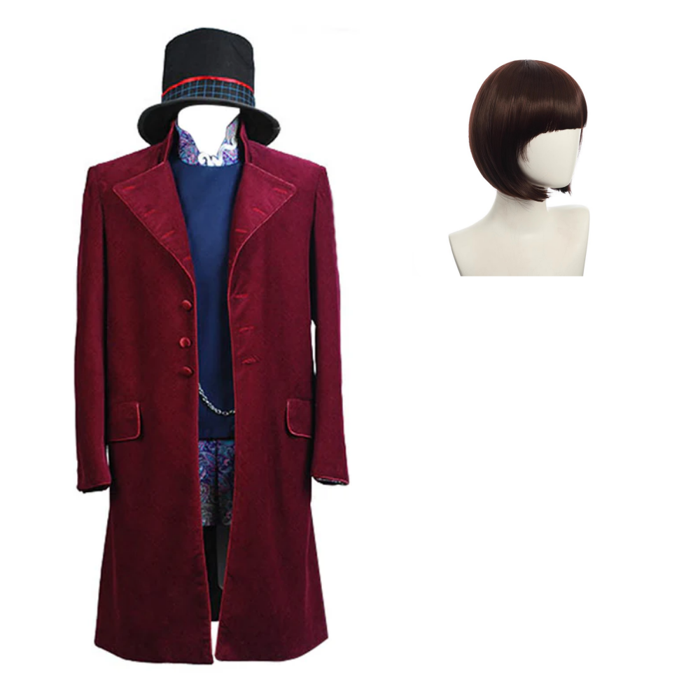 Charlie et la Chocolaterie Willy Wonka Cosplay Costume