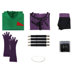 La Folle Histoire de Rocky Horror Dr. Frank-N-Furter Tenue Verte et Violette Cosplay Costume